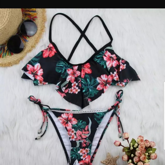 3x Host Pick! New! ruffles push up bikini! - Picture 4 of 8